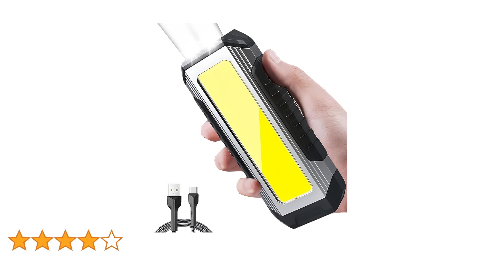 Amazon.co.jp: LED作業灯 ワークライト ledライト 充電式【最大